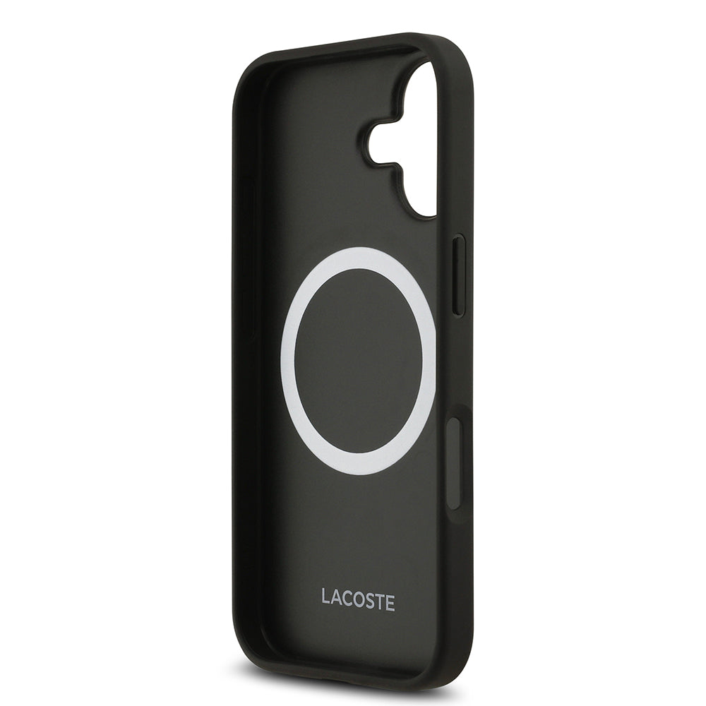 Lacoste iPhone 17 Orjinal Lisanslı M-safe Şarj Özellikli PU Deri Tasarımlı Kartlıklı Karışık Monogram Desenli Kılıf Lacoste iPhone 17 Orjinal Lisanslı M-safe Şarj Özellikli PU Deri Tasarımlı Kartlıklı Karışık Monogram Desenli Kılıf
